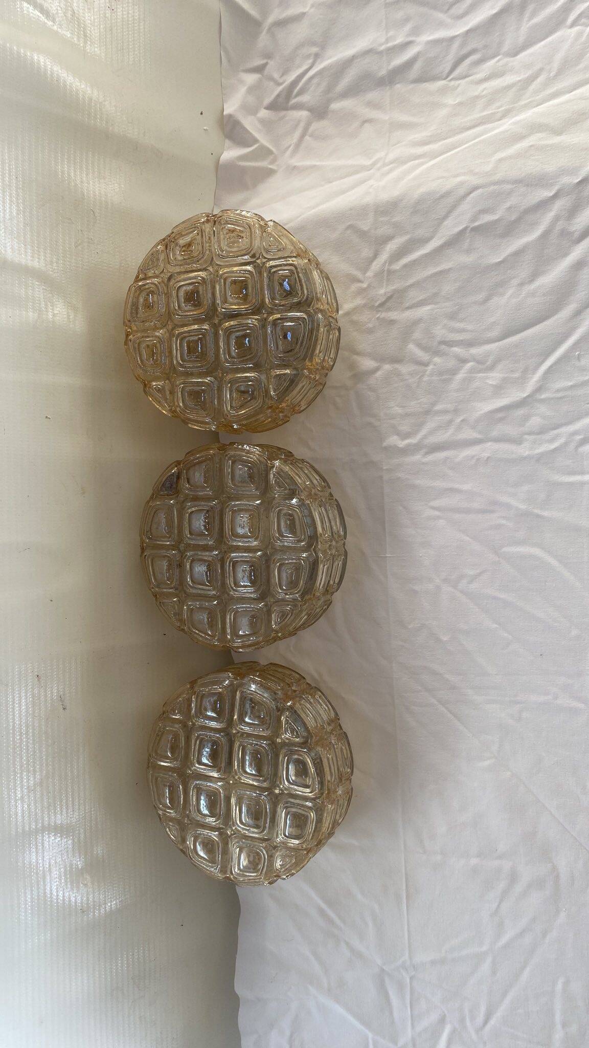 Vintage amber wall light