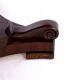 Mahogany table - bench, Northern Europe, around 1900. After renovation.