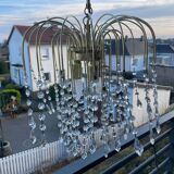 Vintage Italian Cascade 3-Light Chandelier with Tassels