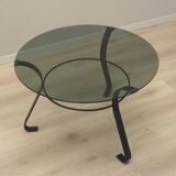 Table basse en verre, design danois, années 1970, fabriquée au Danemark
