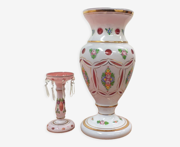 Vase et chandelier, Tchécoslovaquie, 1960
