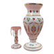 1960 vase and candlestick, Czechoslovakia