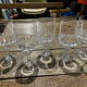 Set of 8 Vendome crystal glasses