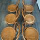 Series of 6 bistro chairs