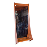 Large Danish Teak wall mirror by Pedersen and Hansen 1960.