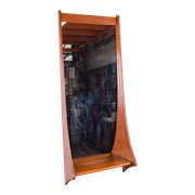 Large wall mirror in Danish teak by Pedersen and Hansen 1960.