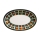 Oval dish BOCH Belgium vintage model Nuts