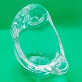 Cendrier hibou en cristal