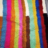 Colorful handmade rug 250cm x 150cm