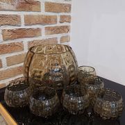 Sangria service 7 pieces 70s Murano style