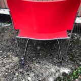 David Rowland red chair for Seid International Design