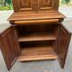 Renaissance sideboard with recess, 17th century, in carved walnut, 177cm