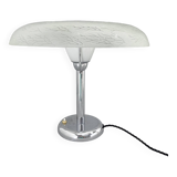 1930s Bauhaus Chrome Table Lamp, Czechoslovakia