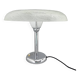 Lampe de table Bauhaus Chrome des années 1930, Tchécoslovaquie