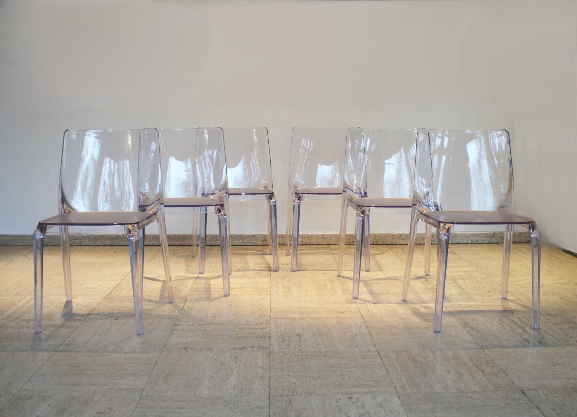 Set of 6 Blitz 140 chairs by Marco Pocci and Claudio Dondoli for Pedrali, Italy.