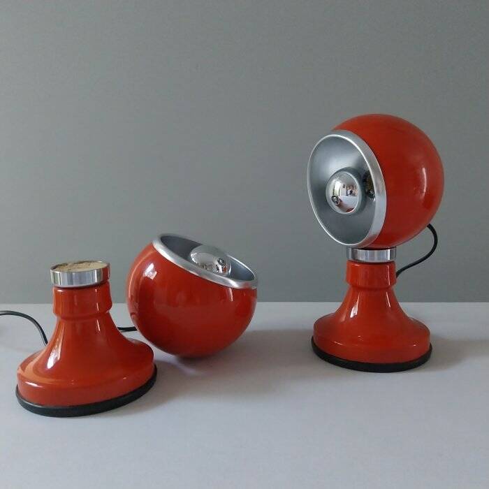 Paire lampes de tables vintage italiennes