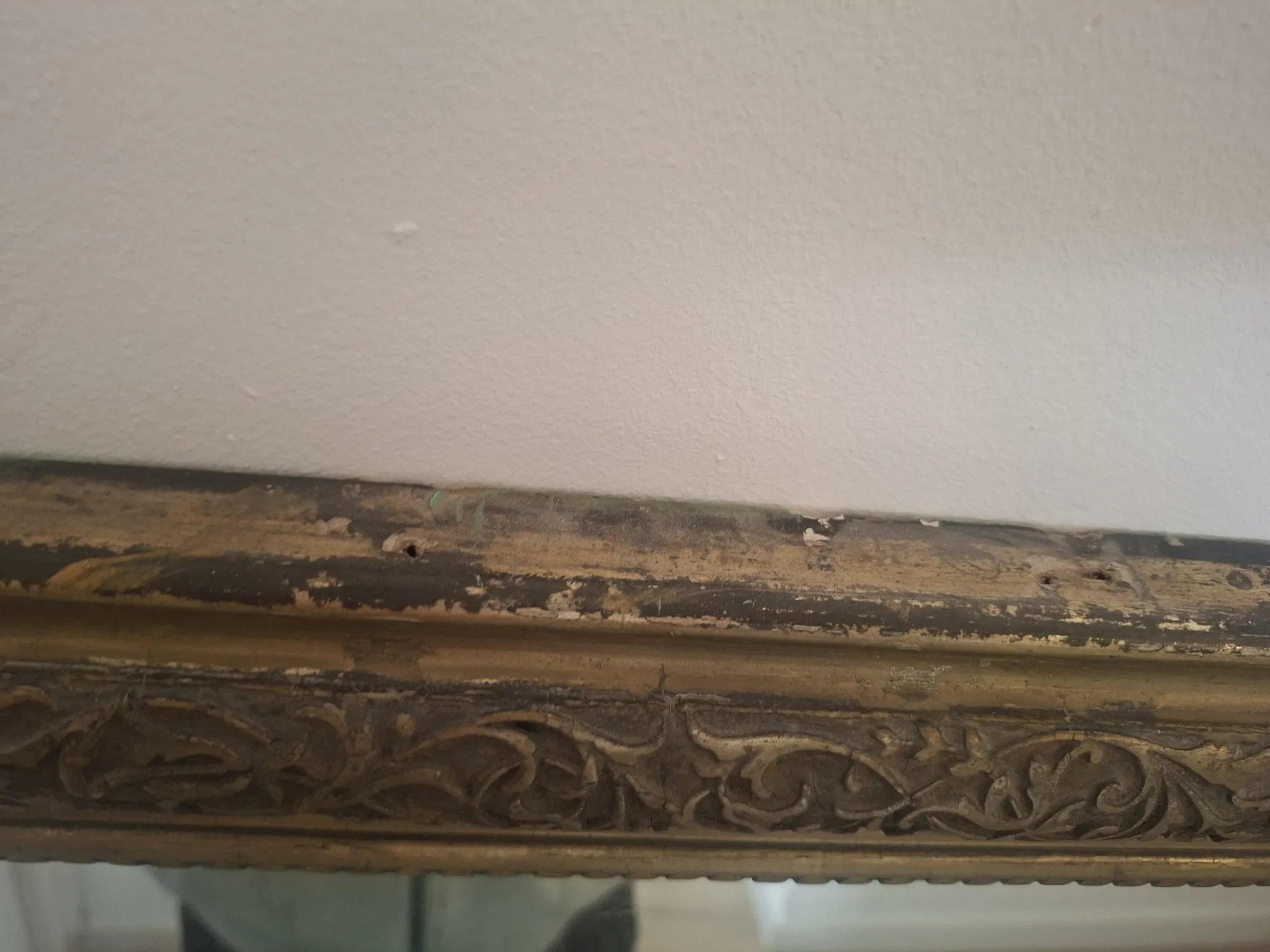 Large Louis-Philippe fireplace mirror, stamp 1899