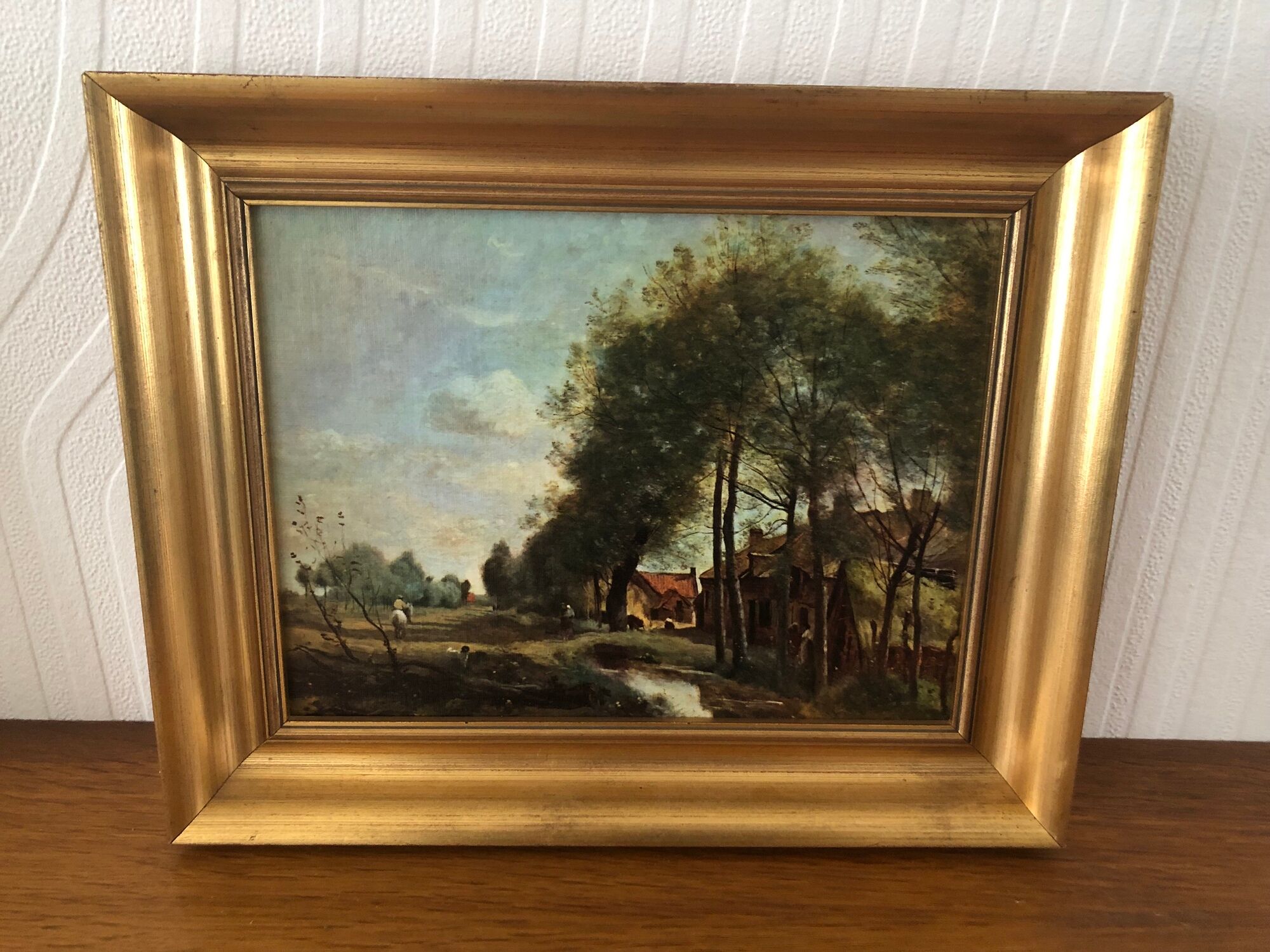 Painting printed on canvas