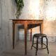 Table d'appoint esprit table de ferme