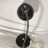 Lamp 70 vintage Brown metal and chrome years flexible table