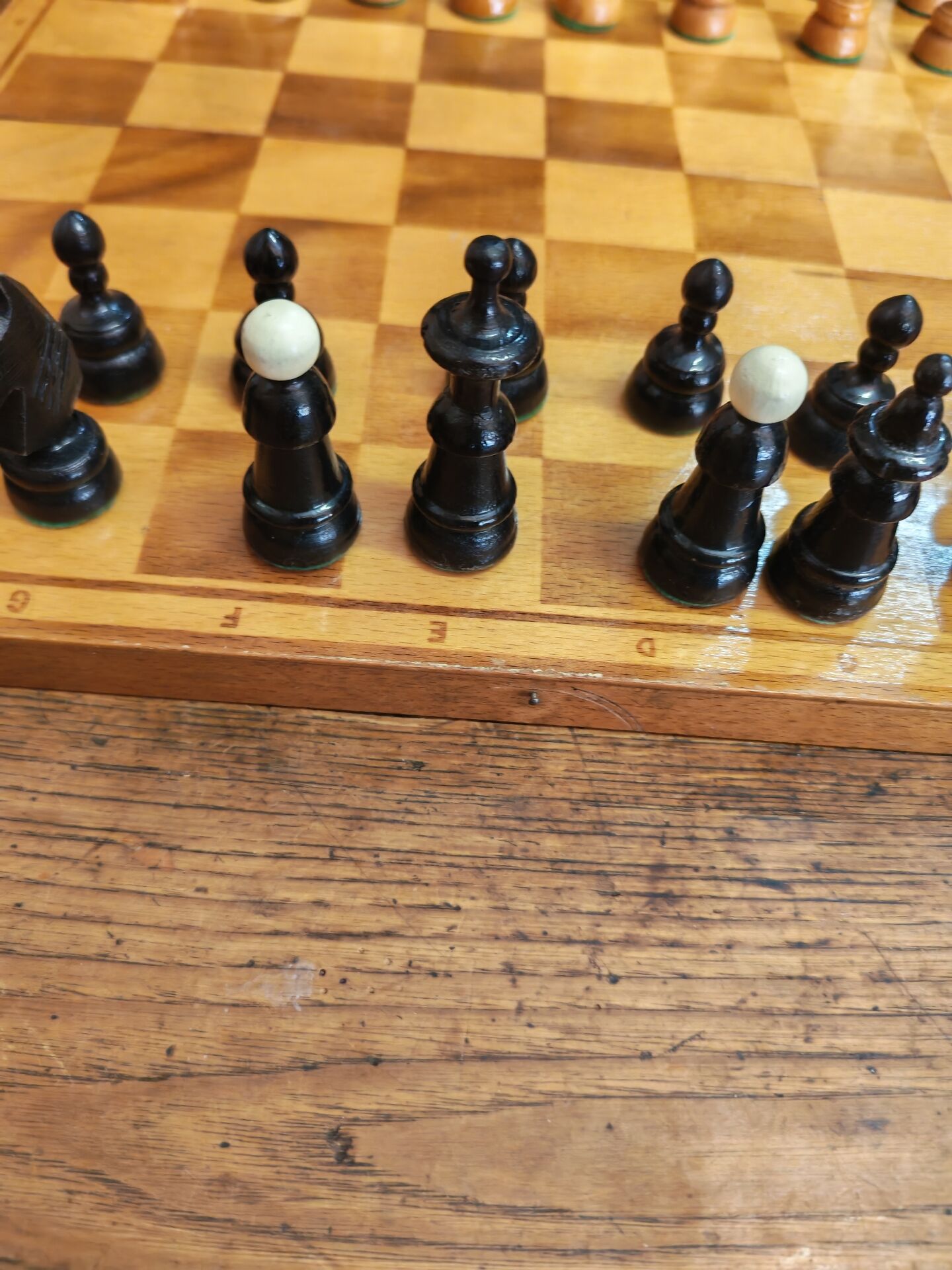 Vintage chess set