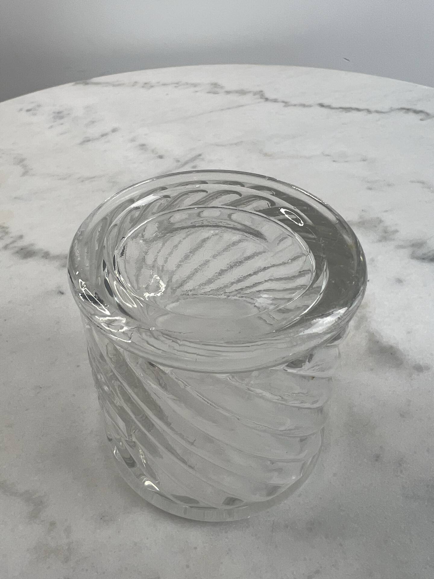 Blown glass jar