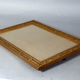 Old frame wood stucco gilding original 31x21 foliage 27x18 cm + glass sb