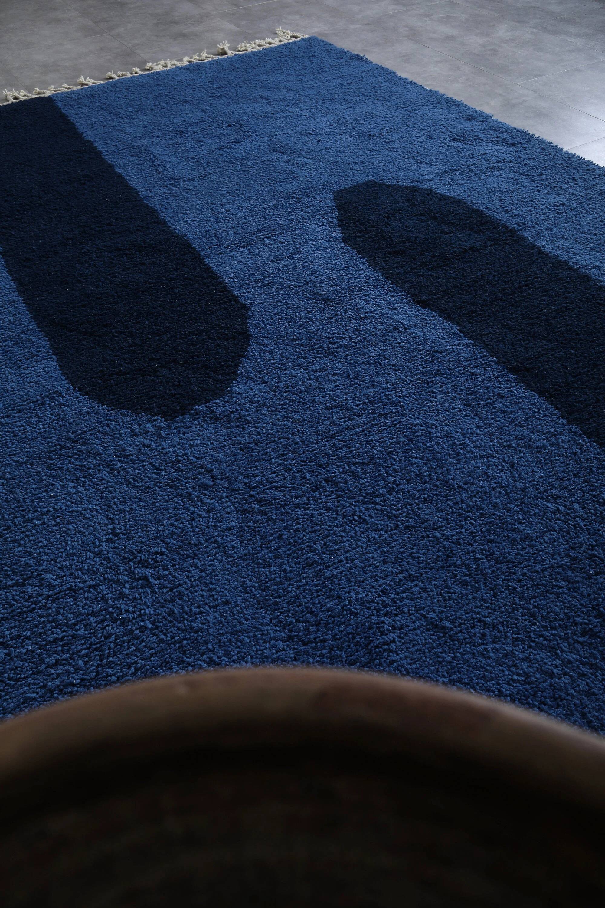 Moroccan handmade wool rug 3 x 2 m