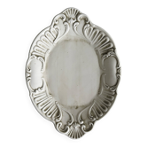 Antique cream ceramic tray