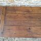 Extendable oak farmhouse table