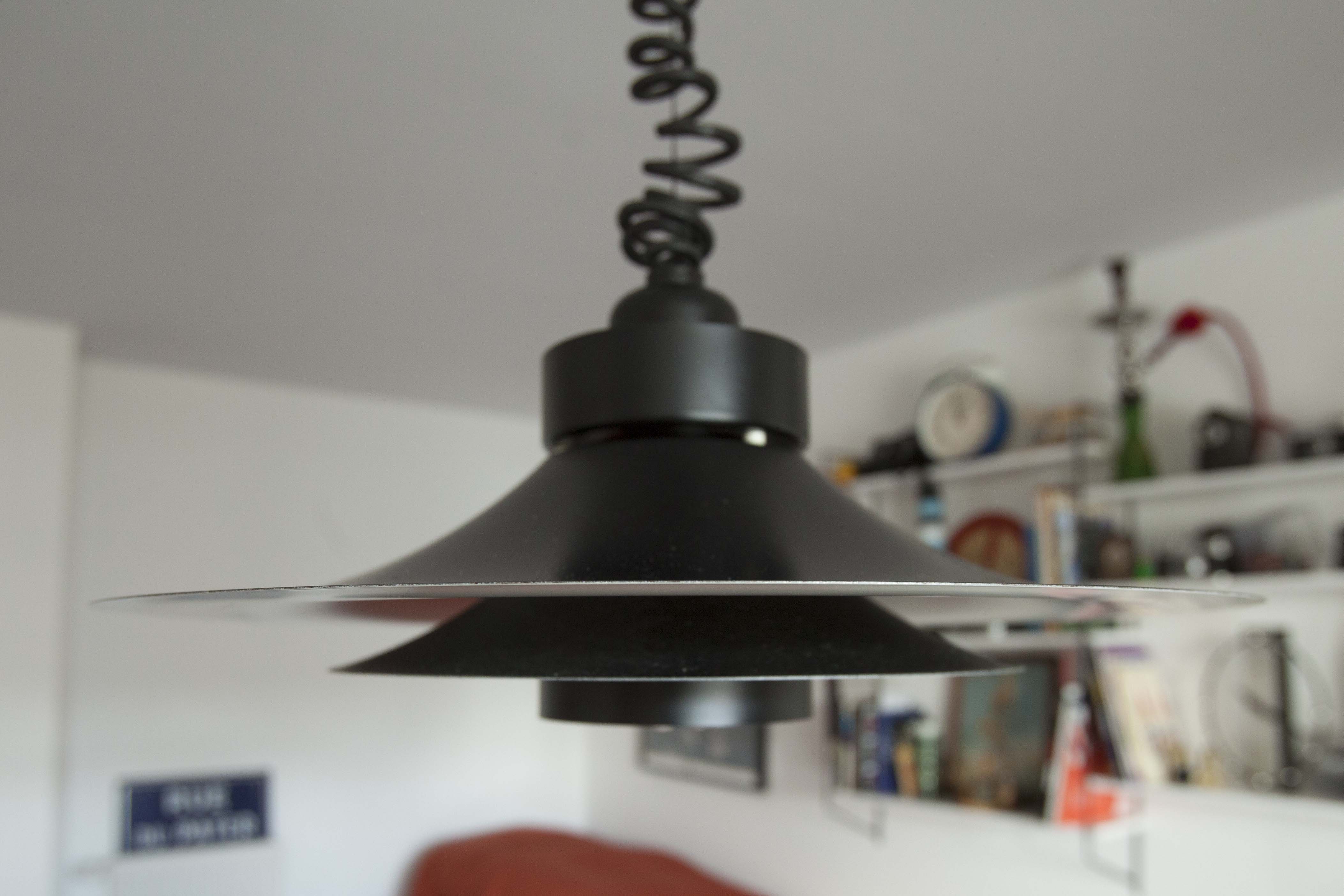 Suspension Danish 1960 black and white