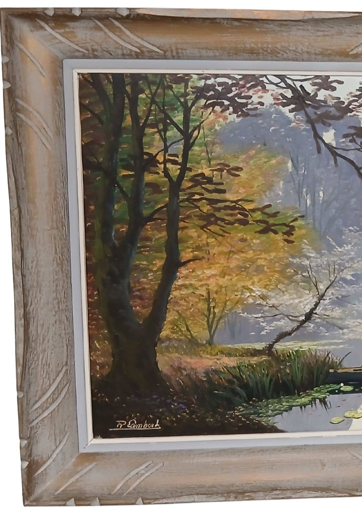 Tableau paysage R. Lambert