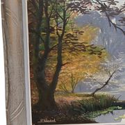 Tableau paysage R. Lambert