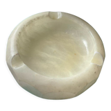 Vintage white marble ashtray
