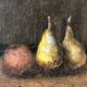 Still life painting with fruits by Jacques Voyet (1926-2010)