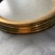 Golden round frame