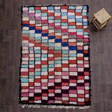 Tapis Berbère Boucherouite 165x265 cm