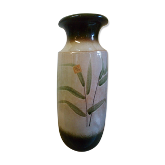Vintage West Germany ceramic bamboo vase