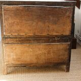 English chest of drawers; Charles II period, oak