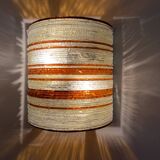 Glass wall lamp by Albano Poli, Italy, circa 1960.