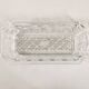 Vintage glass butter dish