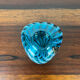 Handcrafted blue glass vase by Phoenician Glass Malta
