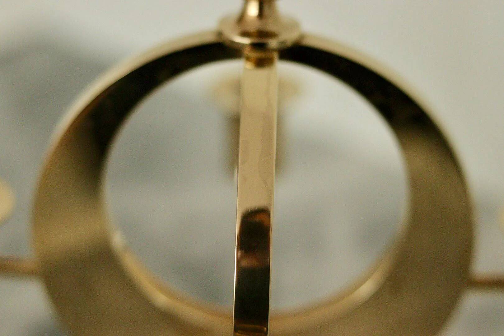 Swedish brass candelabra by Arthur Pe Kolbäck