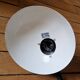 ALUMINOR white metal desk saucer lamp circa 1970