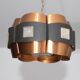 Danish hanging lamp copper Werner Schou for Coronell