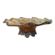 Royo Cortes, enameled glass cup with medieval decoration circa 1900
