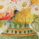 Original watercolor Louise Picard