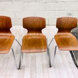 4 vintage Flottoto chairs