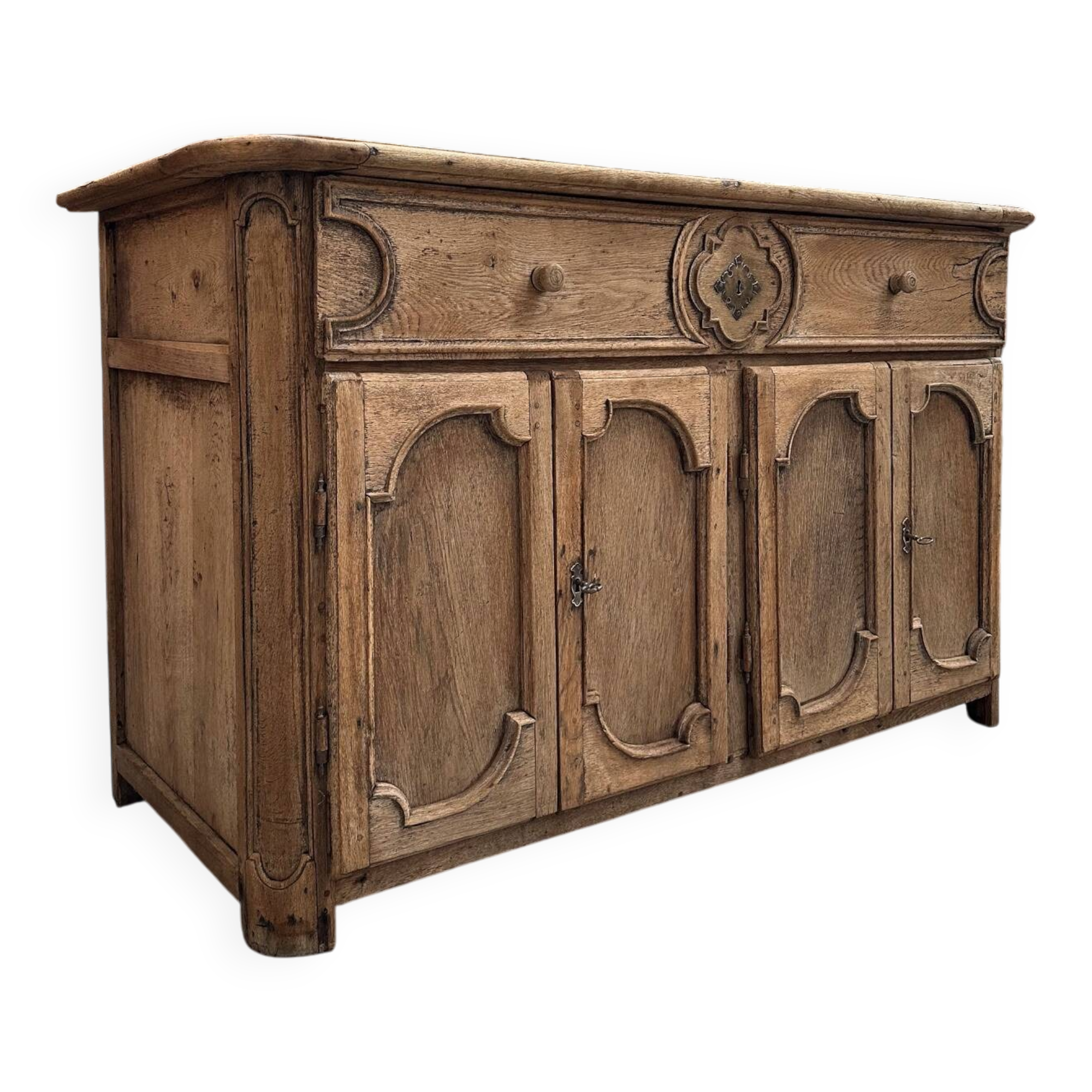 Atypical 19th century oak sideboard
