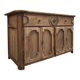 Atypical 19th century oak sideboard